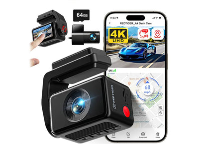 Dash Camera 4K with WiFi GPS & Parking Mode | Tech Valve